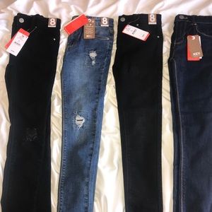 Cotton On jeans. 4 pairs, kids/girls Size 8